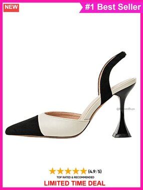 Faux Suede Slingback Stiletto Pumps Pointed Toe Party Dress Shoes